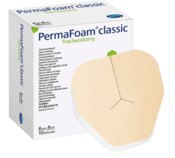 882005  PermaFoam classic Tracheostomy 8x8cm,10ks